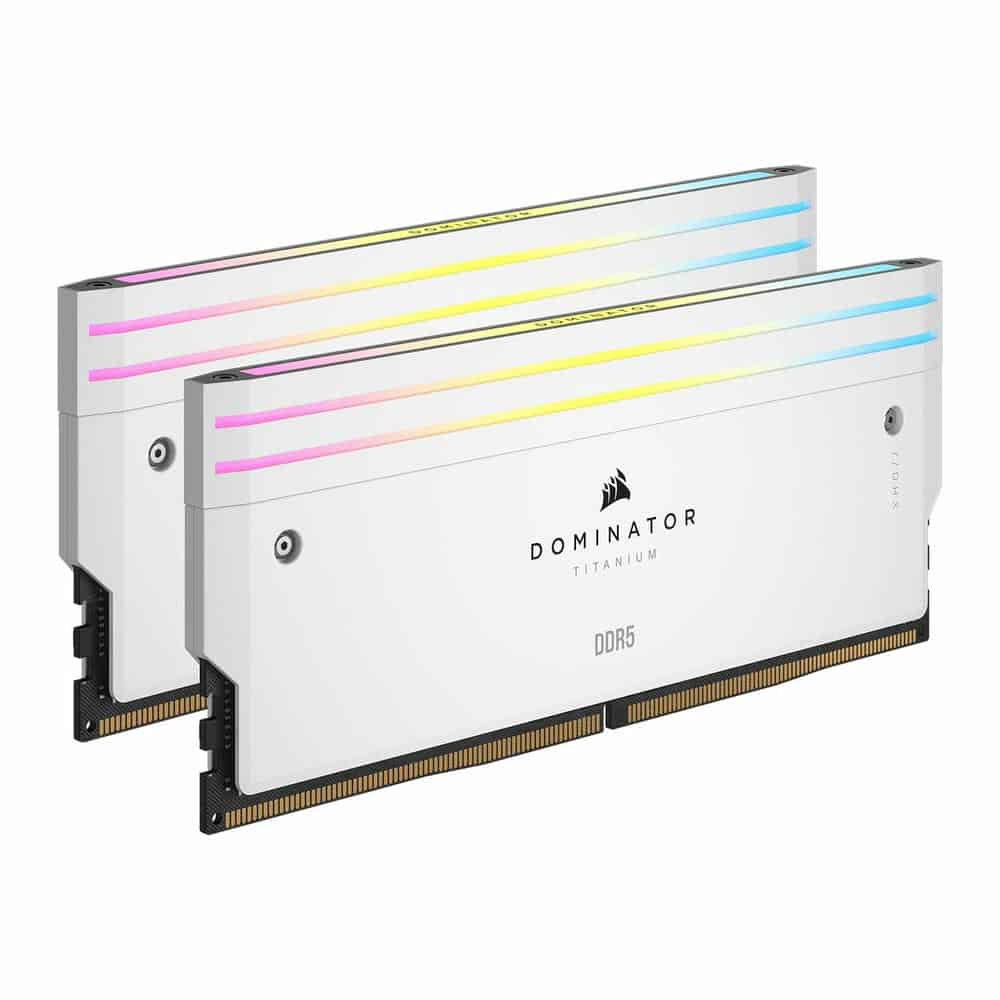 Corsair DOMINATOR Titanium RGB White 32GB 6400MHz DDR5 Memory Kit